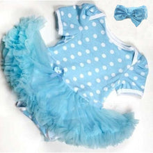 0-12M Lovely Baby Toddler Girls Ruffles Tutu Dress Romper One-Piece Outfit Dresses Clothes  Headband UBY