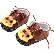 0-12M PU Leather Baby Shoes Toddler Kids Boy Girls Lace-Up Antislip First Walker ShoesUBY