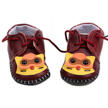 0-12M PU Leather Baby Shoes Toddler Kids Boy Girls Lace-Up Antislip First Walker ShoesUBY