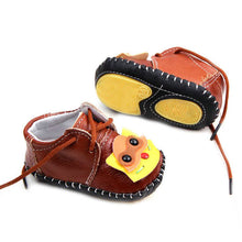 0-12M PU Leather Baby Shoes Toddler Kids Boy Girls Lace-Up Antislip First Walker ShoesUBY