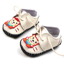 0-12M PU Leather Baby Shoes Toddler Kids Boy Girls Lace-Up Antislip First Walker ShoesUBY