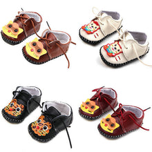 0-12M PU Leather Baby Shoes Toddler Kids Boy Girls Lace-Up Antislip First Walker ShoesUBY