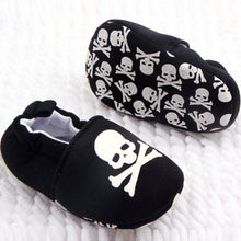 0-12M Toddler Baby Girls Boys Skull Pirate Printed Casual Shoes Soft Sole First WalkersUBY