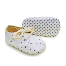 0-18M Cute Toddler Infant Boy Crib Shoes Lace-Up Sneaker PU Soft Soled Shoes UBY