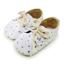 0-18M Cute Toddler Infant Boy Crib Shoes Lace-Up Sneaker PU Soft Soled Shoes UBY