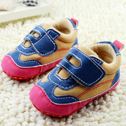 0-18M Hot Toddler Baby Boy Girls Slip On Shoes Soft Sole Crib Sneaker First WalkersUBY