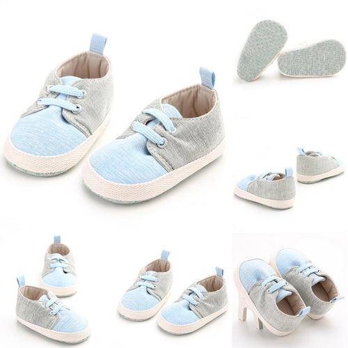 0-18M Newborn Infant Toddler Cute Baby Shoes Boy Soft Sole Sneaker Prewalker First Walker Crib UBY