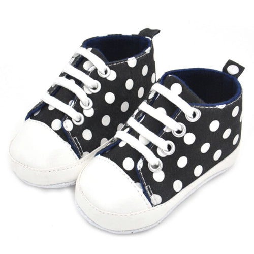 0-24 Months Baby Boy Girls Casual Slip On Laces Shoes First Walkers Shoes Prewalker UBY