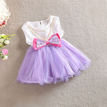 0-3Y Toddler Baby Kids Girls Princess Tutu Dress Bow Necklace Layered Dresses UBY
