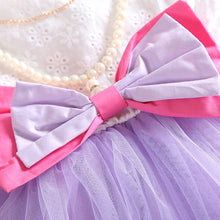 0-3Y Toddler Baby Kids Girls Princess Tutu Dress Bow Necklace Layered Dresses UBY