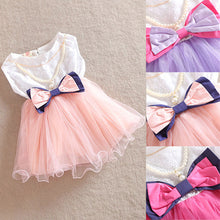 0-3Y Toddler Baby Kids Girls Princess Tutu Dress Bow Necklace Layered Dresses UBY
