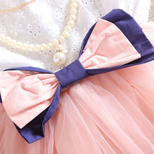 0-3Y Toddler Baby Kids Girls Princess Tutu Dress Bow Necklace Layered Dresses UBY