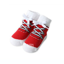 0-4 Years Baby Kids Infant Cotton Shoelaces Anti Slip Trainer Socks Booties Socks UBY