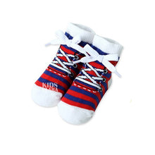 0-4 Years Baby Kids Infant Cotton Shoelaces Anti Slip Trainer Socks Booties Socks UBY