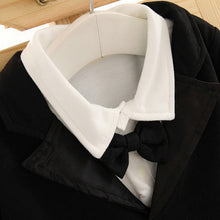 0-4T Kids Baby Boys Clothing Set Gentleman Romper Jumpsuit Bodysuit Coats Clothes 2PCS Outfit UBY