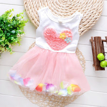 0-4Y Baby Kids Girls Dress Sleeveless Toddler Princess Party Tutu Summer Casual Floral Dress UBY