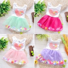 0-4Y Baby Kids Girls Dress Sleeveless Toddler Princess Party Tutu Summer Casual Floral Dress UBY