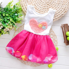 0-4Y Baby Kids Girls Dress Sleeveless Toddler Princess Party Tutu Summer Casual Floral Dress UBY