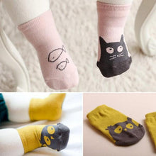 0-4Y Cute Toddler Baby Kids Girls Boys Soft Socks Cartoon Owl Pattern Socks Cotton Socks  UBY