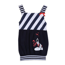 0-5T Cute Baby Kids Girls Dress Toddler Princess Party Tutu Summer Striped Dresses UBY
