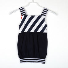 0-5T Cute Baby Kids Girls Dress Toddler Princess Party Tutu Summer Striped Dresses UBY