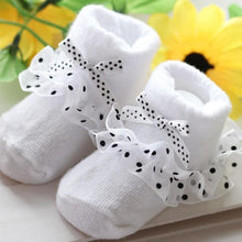 0-6 Months Toddlers Infants Cotton Ankle Socks Baby Girls Princess Bowknots Socks UBY