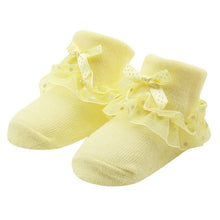 0-6 Months Toddlers Infants Cotton Ankle Socks Baby Girls Princess Bowknots Socks UBY