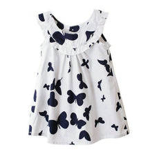 1-5Years Princess Baby Girls Dress Kids Print Sweet One-piece Dresss  UBY