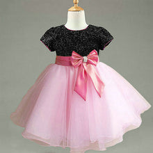1-7Years Kids Girl Princess Bow Tutu Dress Baby Wedding Party Pageant Tulle Dresses  UBY