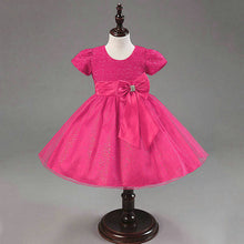 1-7Years Kids Girl Princess Bow Tutu Dress Baby Wedding Party Pageant Tulle Dresses  UBY