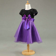 1-7Years Kids Girl Princess Bow Tutu Dress Baby Wedding Party Pageant Tulle Dresses  UBY