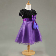 1-7Years Kids Girl Princess Bow Tutu Dress Baby Wedding Party Pageant Tulle Dresses  UBY