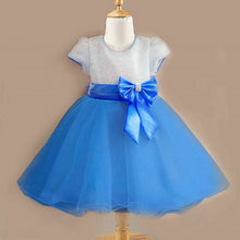 1-7Years Kids Girl Princess Bow Tutu Dress Baby Wedding Party Pageant Tulle Dresses  UBY