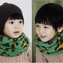 1-8Y Winter Warm Girl Boy Baby Kids Scarf Neckerchief Leopard Printed ScarvesUBY