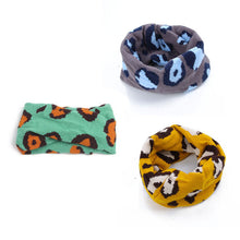 1-8Y Warm Girl Boy Baby Kids Scarf Neckerchief Leopard Printed Scarves  UBY