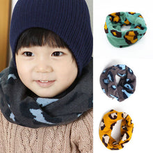 1-8Y Warm Girl Boy Baby Kids Scarf Neckerchief Leopard Printed Scarves  UBY