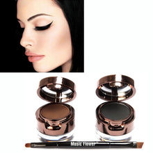 1 BrownBlack Gel Eyeliner and Eyebrow Powder Make Up Cosmetic Sets Kit UBY
