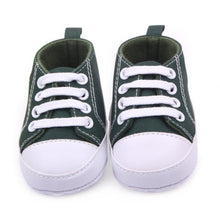 Baby Boy Girls Toddler Canvas Shoes Soft Sole Antislip Crib First Walkers 12 Colors UBY