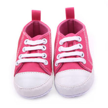 Baby Boy Girls Toddler Canvas Shoes Soft Sole Antislip Crib First Walkers 12 Colors UBY