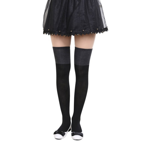 1 Pair OfNew Fashion Women Cotton Sexy Thigh High Over The Knee Socks Long Cotton Stockings For Girls Ladies Women UBY