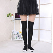 1 Pair OfNew Fashion Women Cotton Sexy Thigh High Over The Knee Socks Long Cotton Stockings For Girls Ladies Women UBY