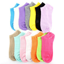 and Ladies Girls Cotton Boat Socks Casual Candy Color Sock PY6 UBY