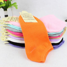 and Ladies Girls Cotton Boat Socks Casual Candy Color Sock PY6 UBY