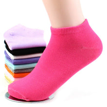 and Ladies Girls Cotton Boat Socks Casual Candy Color Sock PY6 UBY