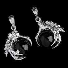 1 Pcs Silver Plated Dragon Claw Wrap Ball Beads Charm Pendant Necklaces Lisa's Store UBY