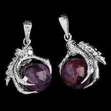 1 Pcs Silver Plated Dragon Claw Wrap Ball Beads Charm Pendant Necklaces Lisa's Store UBY