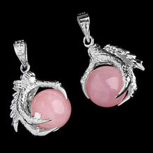 1 Pcs Silver Plated Dragon Claw Wrap Ball Beads Charm Pendant Necklaces Lisa's Store UBY