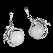 1 Pcs Silver Plated Dragon Claw Wrap Ball Beads Charm Pendant Necklaces Lisa's Store UBY