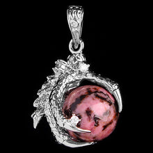 1 Pcs Silver Plated Dragon Claw Wrap Ball Beads Charm Pendant Necklaces Lisa's Store UBY