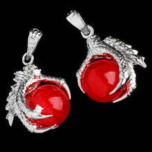 1 Pcs Silver Plated Dragon Claw Wrap Ball Beads Charm Pendant Necklaces Lisa's Store UBY
